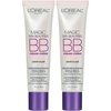 L’Oréal Paris Makeup Magic Skin Beautifier BB Cream Tinted Moisturizer, Light, 1 fl oz, 2 Count