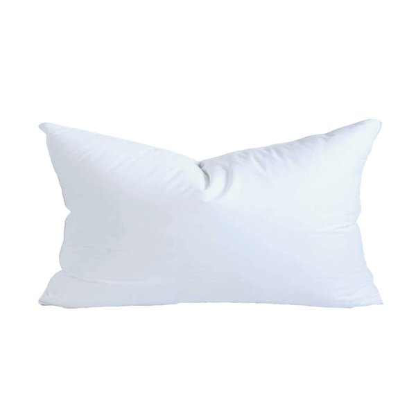 MoonRest 12x21 Inch Synthetic Down Alternative Lumbar Pillow Insert Form Stuffer for Sofa Shams, Decorative Throw Pillow, Cushion and Bed Pillow Stuffing - Hypoallergenic 12“X 21”