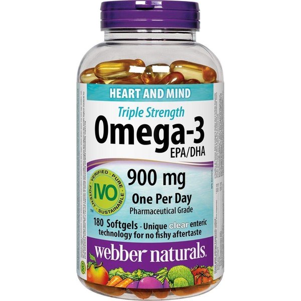 webber naturals Omega-3 900mg 200 Softgels