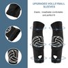 Yxmeiguo Volleyball Arm Sleeves Passing Forearm Sleeves with Protection Pads &Thumbhole, Volleyball Gear Volleyball Gifts for Youth Teen Girls, 1 Pair
