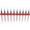 10 Pack .25mm CNC Jewelry Japanese Micro Drill Bits Toy Making Model Cars Trains Trucks Installation Woodworking Crafts Circuit Boards Made in Japan