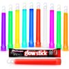 The Glowhouse Premium Ultra Bright 6 inch Glow Sticks Mega Party Pack of 25 (Mixed) - Individually Wrapped with Lanyards UK Brand