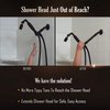 High Sierra Showerheads E-Z Reach Solid Metal Shower Arm Extension, Chrome Finish, 6"