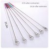 5 Pack Telescoping Back Scratcher,Portable Hand Bone Back Scratchers Extendable,8.7-23.2 In Metal Retractable Back Scratcher,Sleek Claw Head, Stainless Steel Telescopic Rod Body, Rubber Handles.