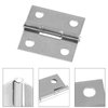 Piutouyar 6Pack Butt Hinge 1 Inch Mini Hinges 304 Stainless Steel Hinges Small Cabinet Hinges Folding Craft Hinges with Mounting Screws for Boxes Gate Drawer