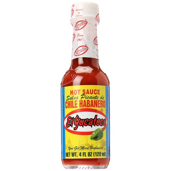 El Yucateco Red Hot Sauce, 4 Fluid Ounce