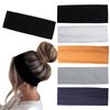 MLMOMVME 6 Pcs Headbands for Women Hair Cotton Headband for Tie Dye Party Supplies, Non-slip Stretchy Elastic Head Wrap Holder Hair Accessories Multi Color