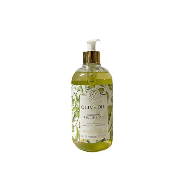 ERBARIO TOSCANO Moisturizing Liquid Soap 16.9 fl. oz Made in Italy (Olive Oil)