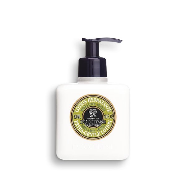 L'OCCITANE Verbena Shea Butter Hands & Body Extra-Gentle Moisturizing Lotion: Organic Verbena Extract, Refreshing Scent, Softening, Vegan, Lightweight, 10.1 Oz