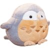 JOSON Owl Animal Plush Children's Pillow, Super Soft owl Pillow, Cute Furry owl Plush Toys, Boys Daughter Christmas, Birthday Gifts. (Grey)