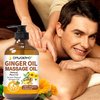 Ginger Oil,Ginger Massage Oil for Lymphatic Drainage,Natural Ginger Oil for Skin, Arnica Oil,Sore Muslce Massage Oil, Arnica Extract,Vitamin E Oil and Ginger Oil-Warming and Relaxing