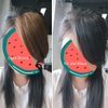 Dsoar Side Bangs Clip in Real Human Hair Bang Natural Clip on Straight Fringe Hair Extensions(Natural Black Color)