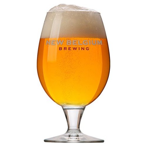 New Belgium Fat Tire Ale Globe Glassware Set - 2 Glasses