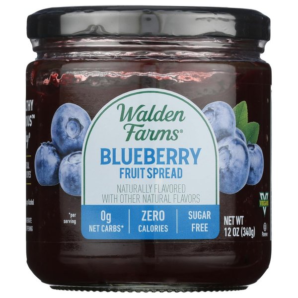 WALDEN FARMS FRUIT SPRD CF NO CARB BLUEBRY, 12 OZ