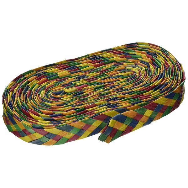 Planet Pleasures Rainbow Shredders Straight Ribbon Bird Toy, 30' L by 1" W