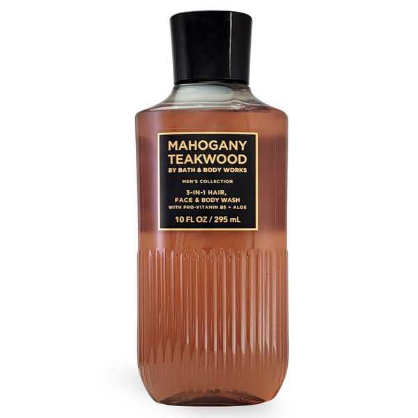 Bath aпd Body - Body Wash with Pro-Vitamin B5 and Aloe - 10 FL OZ / 295 mL Men's Collection Mahogany Teakwood