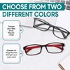 Prospek Blue Light Glasses Reading for Men and Women, Computer Glasses, Blue Light Protection, Clear Lens, SMALL SIZE