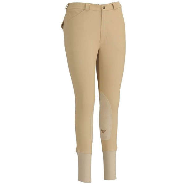 TuffRider Men's Ribb Patrol Breech, Light Tan, 34