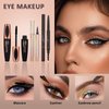 All in One Makeup Set for Women Full Kit Includes 18 Colors Eyeshadow Palette Foundation Face Primer Eyeliner Lipgloss Makeup Brushes Mascara Eyebrow Pencil Concealer Gift Set for Women Girls or Teen