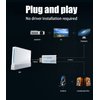 Eanetf Wii to HDMI Converter, Wii to HDMI 1080P with 5ft High Speed HDMI Cable Wii2 HDMI Adapter Output Video&Audio with 3.5mm Jack Audio, Support All Wii Display 720P, NTS