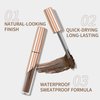 Erinde Waterproof Tinted Brow Gel, Long-lasting Eyebrow Shaping Makeup Gel, Liquid Thickening Brow Mascara, Smudge-Resistant, Flake-Resistant, Volumizing Enhance Brow Mascara, 01 Light Grey