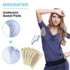 Underarm Sweat Pads, 5 Pcs Invisible Self-adhesive Cotton Armpit Antiperspirant Sticker, Disposable Anti Perspiration Absorbent Deodorant Prevention Pad, for Men & Women Reduce Armpit & Foot Sweat