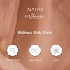 Natio Wellness Body Scrub, 15.87 oz - Body Exfoliator with Walnut, Aloe, Chamomile, Coconut - Exfoliating Body Scrub - Delicate and Free of Microbeads