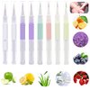 8PCS Cuticle Oil Pens,Cuticle Revitalizer Oil Pen with Soft Brush,Cuticle Oil Bulk for Nails Moist and Treatment,Nail Oil Manicure Repair The Cuticle,8 Kinds of Fruity Smell