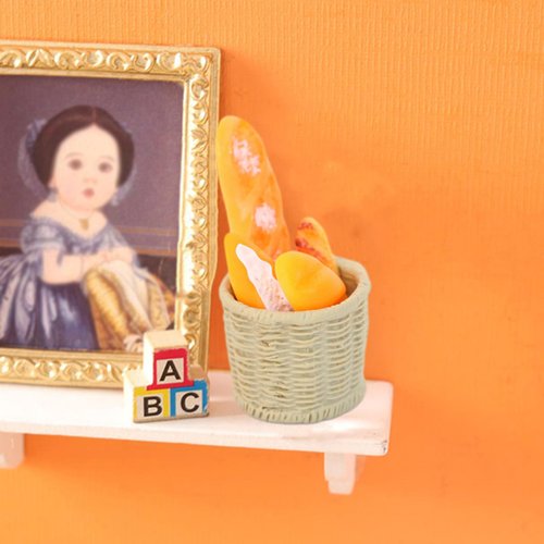 6Pcs 1/12 Miniature Bread Miniature Dollhouse Accessories