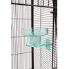 Lixit Quick Lock Bird Cage Bath for Lovebirds, Canaries, Finches, Parakeets, and Cockatiels and Other Small to Medium Feathered Friends (Pack of 1)