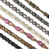 Befirys 7 Pcs Rhinestone Beaded Headbands, Fashionable Crystal Beaded Elastic hairbands for Women Girls Hair Jewelry Accessories