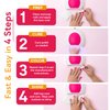 SUNUV SUN2C 48W UV Light for Nails,UV LED Nail Lamp with 4 Timer Settings,LED Nail Light Compatible with All Gel Types, Quick Drying Nail Dryer Pink