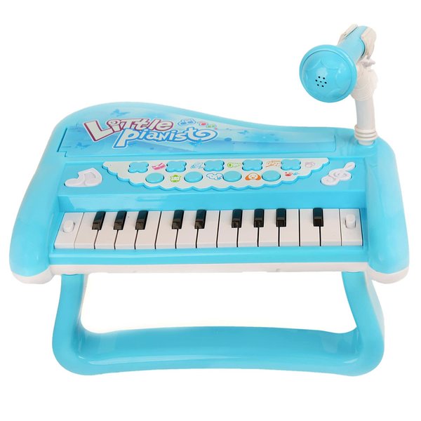 Roxie Piano Teaching Toy with Musical Keyboard and Microphone for Kids Boy Girl