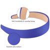 Wecoe Royal Blue Headband 1.2 Inch Wide Silk Satin Headband Women Non Slip Fashion Plain Head Band Solid Hair Band DIY Holiday Hair Accessories for Women Girls Diademas Para Mujer Gifts
