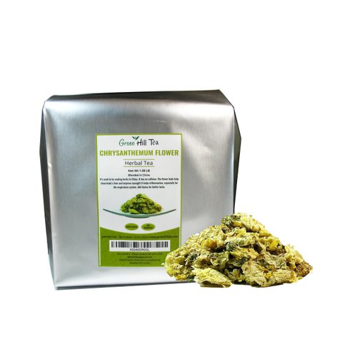Greenhilltea traditional health herbs, Chrysanthemum flower dried herbal tea 16 OZ