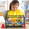 Fish Tank Building Set,Compatible with Lego Aquarium Including Marine Life Animals,Creative Lighting Fish Tank with Submarine Educational Building Toys for Kids 6-12(625Pieces)