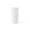 W&P Porter Insulated Tumbler 20 oz | No Metallic Aftertaste Ceramic Coated for Water, Coffee, & Tea | Wide Mouth Vacuum Insulated | Dishwasher Safe, Cream Terrazzo
