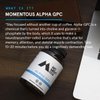 Momentous Alpha GPC Supplement - Cognitive Health & Function Support - NSF Certified for Sport - GMO- & Gluten-Free - 60 Servings
