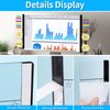 Monitor Memo Board, 2PCS Transparent Computer Monitor Memo Board, Monitor Side Panel Creative Desktop Memo Board, Acrylic Desktop Memo Board, Computer Sticky Note Holder for Home Office