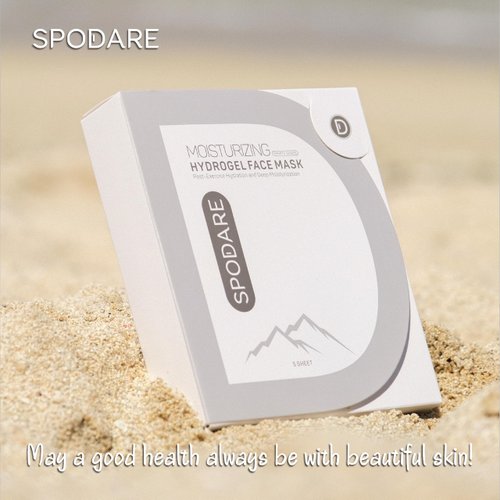 SPODARE Moisturizing Hydrogel Face Mask to post-exercise hydration and deep moisturization. Restoring moisture for a hydrated, radiant complexion, maintain both beautiful skin and health. - 5 Pair
