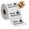52nd Birthday Decorations Toilet Paper for Men & Women - Funny Design Novelty Great Hilarious Gag Gift – Eco-Friendly, Ultra Soft & Comfortable – Perfect for Birthday Christmas & Party Supplies