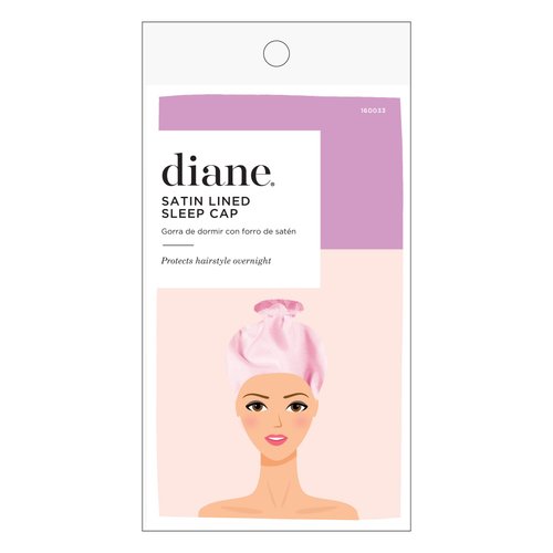 Diane Satin Lined Sleep Cap
