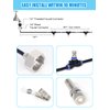 Tesmotor Misters for Outside Patio, 26FT Misting Line + 9 Brass Nozzles Misting System for Cooling, Outdoor Misters for Patio Garden Lawn Pool Umbrella Trampoline