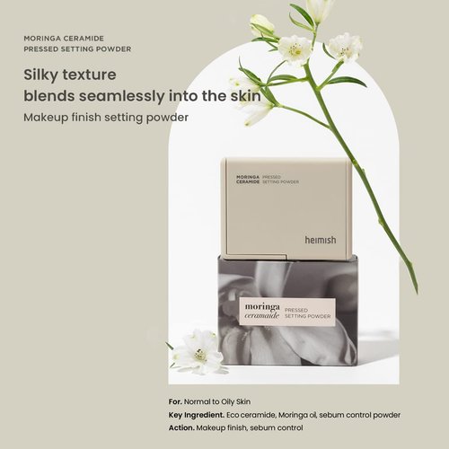 Heimish Moringa Ceramide Pressed Setting Powder 5 g