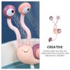 Toyvian Bath Toys for Baby Toddlers, Upgrade Electric Shower Baby Bath Toys Cartoon Snail Double Sprinkler Bathtub Tub Water Toys for Baby Kids（Battery Style, Random Color）