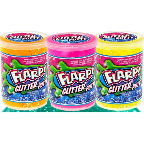 JA-RU Flarp Glitter Putty Scented Noise Putty (3 Units Assorted Color) Squishy Shine Rainbow Glitter Sparkling Colors, Noise Putty Slime, Stress Toy for Kids, Party Favors for Boys and Girls. 339-3p