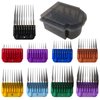 New Upgraded 9 Pcs Professional Colorful Hair Clipper Combs Guards Cutting Guides Fits for Most Wahl Replacement Guards Set, 1/8 Inch to 1 1/4 Inch(3-32mm)