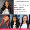 10A Human Hair Bundles Brazilian Loose Wave 3 Bundles 100% Unprocessed Virgin Remy Human Hair Loose Wave Bundles Loose Wave Human Hair Weave Bundles Natural Color Remy Human Hair Extensions
