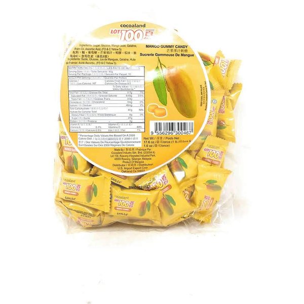 Cocoaland Mango Gummy Candy, 17.6oz (1lb)