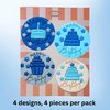 Confect Birthday Bliss Toppers for Cakes & Cupcakes | Birthday cupcake topper | Edible Toppers | Cake Decorations Supplies - Happy Birthday Toppers - 3.5 Oz